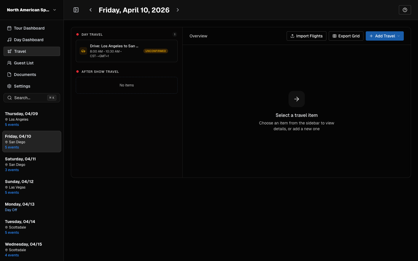 Flight creation flow with details tab